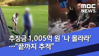 추징금 1,005억 원 '나 몰라라'…\