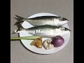 Resepi ringkas - kembong masak pindang