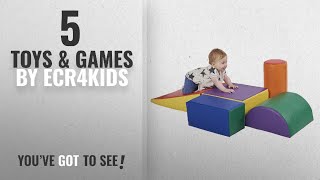 Top 10 Ecr4Kids Toys \u0026 Games [2018]: ECR4Kids SoftZone Climb and Crawl Foam Play Set for Toddlers