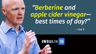 Are there “best times” to take berberine and apple cider vinegar?