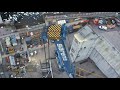 The Factory Manchester truss installation