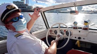 Amphicar Tour Around Disney Springs - Driving Into The Water / My First Gideon’s Bakehouse Cookie