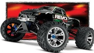 Traxxas Revo 3.3 Partida Remota Carrinho de controle Remoto a Gasolina