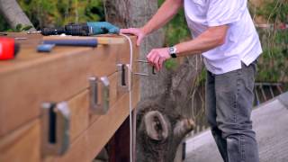 Smart Spigot Glass Clamp - DIY Timber Installation