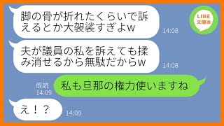 【LINE】ママ友旅行中に車椅子の私を階段から突き落としたクズ女「訴えても旦那が揉み消すからw」→権力を振りかざすDQN女にある衝撃の事実を伝えた時の反応が…ww【スカッとする話】【総集編