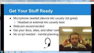 Prepping for Screencasting