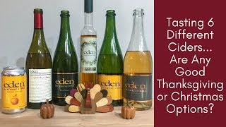 Tasting 6 Different Ciders...Are Any Good Thanksgiving or Christmas Options?  | A Glass After Work