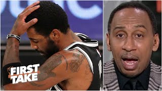 Kyrie Irving runs the risk of the Nets voiding his contract - Stephen A. | First Take
