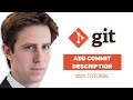 How to Add Description to Git Commit