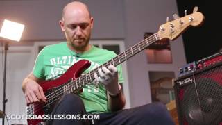 Improvised Bass Solo (Stranger Things) - Scott Devine /// Scotts Bass Lessons