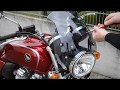 Dart Marlin flyscreen for Honda CB1100EX installed.