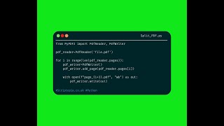 Python PyPDF2 - Split PDF file into multiple files