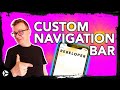 Custom Navigation Bar Swift (Fast and Easy)