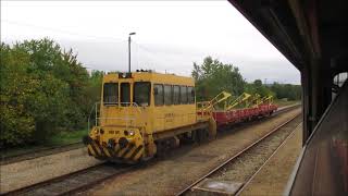 Train - Bahn between Györ and Veszprém - MÁV Bz - Dacia - M47 - רכבת - Vasút - Vonat