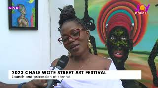 Mzbel joins 2023 Chale Wote Street Art Festival procession