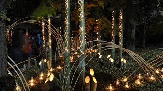 竹あかりin中島公園　 かぐや　札幌の一夜 　北海道