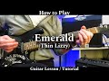 How to Play EMERALD - Thin Lizzy. Guitar Lesson / Tutorial.