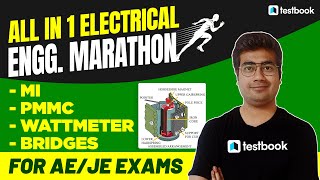 Basic Electrical Engineering Marathon | MI, PMMC, wattmeter, bridges Concept & MCQ | Mohit sir