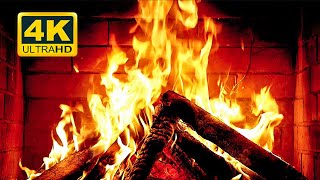 🔥 Cozy Fireplace 4K (12 HOURS). Fireplace with Crackling Fire Sounds. Fireplace Burning 4K