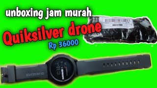 Unboxing jam tangan pria digital murah Quiksilver drone