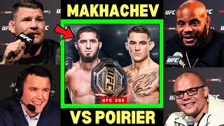 UFC Fighters "Predict" Makhachev vs Poirier | UFC 302