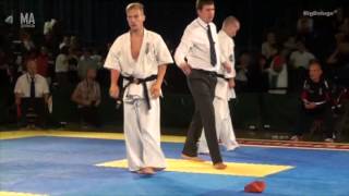 Spencer Bennett (Wales) v Remco Koolhaus (Holland) 2nd Round Open Knockdown Tournament 2014