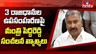 మంత్రి పెద్దిరెడ్డి సంచలన వ్యాఖ్యలు | Minister Peddi Reddy Sensational Comments | hmtv