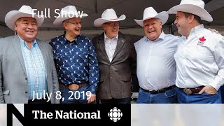 The National for July 8, 2019 — Jeffrey Epstein, Conservative Premiers, Conversion Therapy
