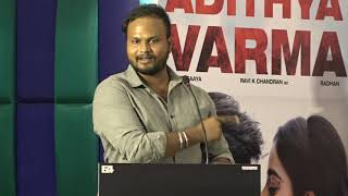 CO Director Sowirya | My Dream Comes True Because of Him | Adithya varma Thanks Giving meet