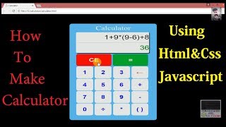 How to make calculator using html css and javascript #Part 2