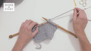 HOW TO INCREASE (BACK LOOP METHOD) - KNITTING TUTORIAL
