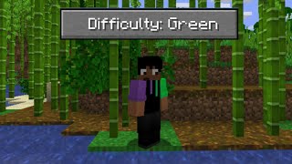 Minecraft, But I Can Only Touch Green