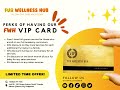 Introducing the limited Fur Wellness Hub Lifetime VIP Card! 🐶🐱🐾