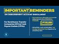 sssapproved how to enroll a disbursement account for your sss benefit claims  expresss