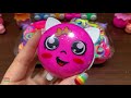 mixing rainbow clay and piping bags clay into glossy slime satisfying slime videos 1480