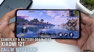 Xiaomi 12T Call of Duty Mobile Gaming test | Dimensity 8100 Ultra, 120Hz Display