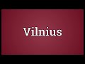 vilnius meaning