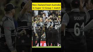 New Zealand beat Australia in T20 World Cup Match #shorts
