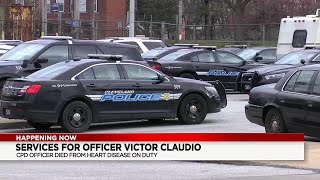 Funeral arrangements for Cleveland police officer who died on duty