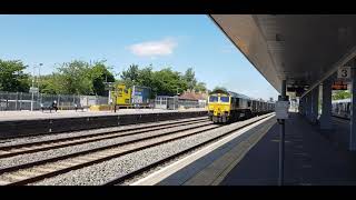 Freightliner shed hauling Aggregates train