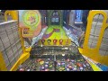 super quarry bonus win 2 500 plays at flintstones quarry quest coin pusher at chuck e. cheese 5