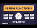 Built-in String Function with Examples | SQL Server Tutorial