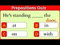 Prepositions Quiz : 95% fails this Quiz | English Grammar Test