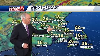 Video: Strong wind gusts slowly beginning to diminish