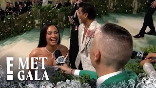 Demi Lovato GLITTERS in Prabal Gurung at the Met Gala | Met Gala 2024