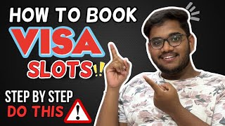 How to Book visa slots! in CGI PORTAL🇺🇸 | MS IN USA | తెలుగు