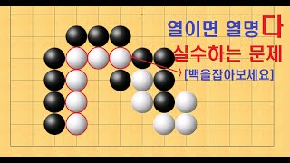 바둑 묘수 사활  - 이 문제를 맞추면 당신은 엄청난 고수