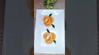 Fruit carving ideas l fruit art l cook with Sidra l vegetable carving ideas #diycrafts #shorts #art