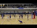 【春高滋賀決勝2024】近江 vs 比叡山　 第４セット　＜男子バレーボール＞