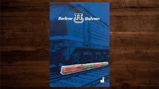 Berliner TT-Bahnen Katalog 1979 – Modellbahn, Zeuke, BTTB, DDR, Englisch, English